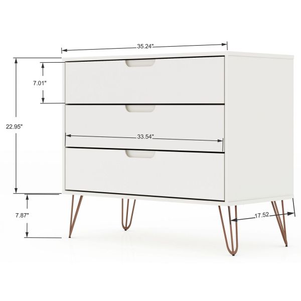 Rockefeller Dresser in White