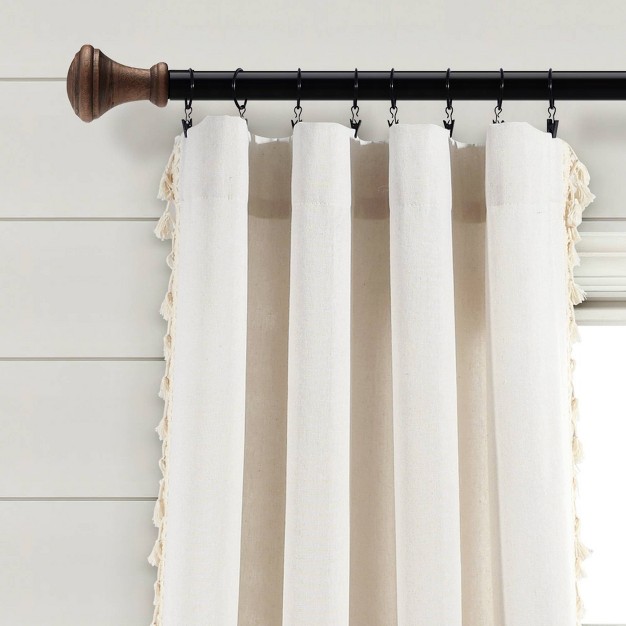 Linen Tassel Window Curtain Panel Lush D cor