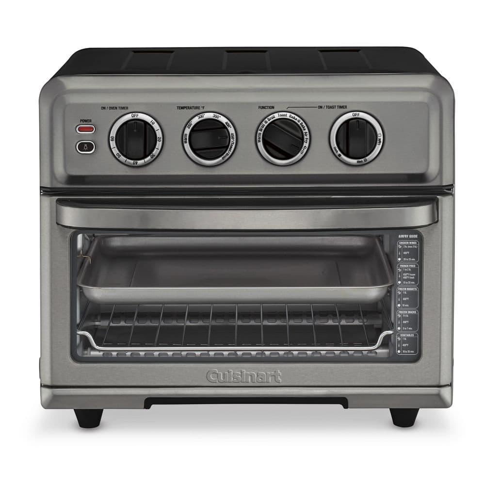 Cuisinart 600Watt Black Stainless 06 cu ft AirFryer Toaster Oven with Grill