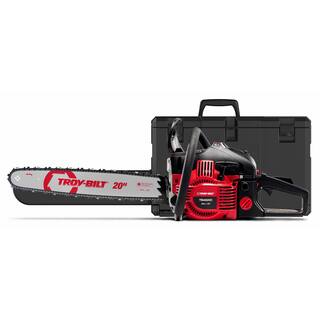 Troy-Bilt 20 in. 46 cc Gas 2-Cycle Chainsaw with Automatic Chain Oiler and Heavy-Duty Carry Case Included TB4620C