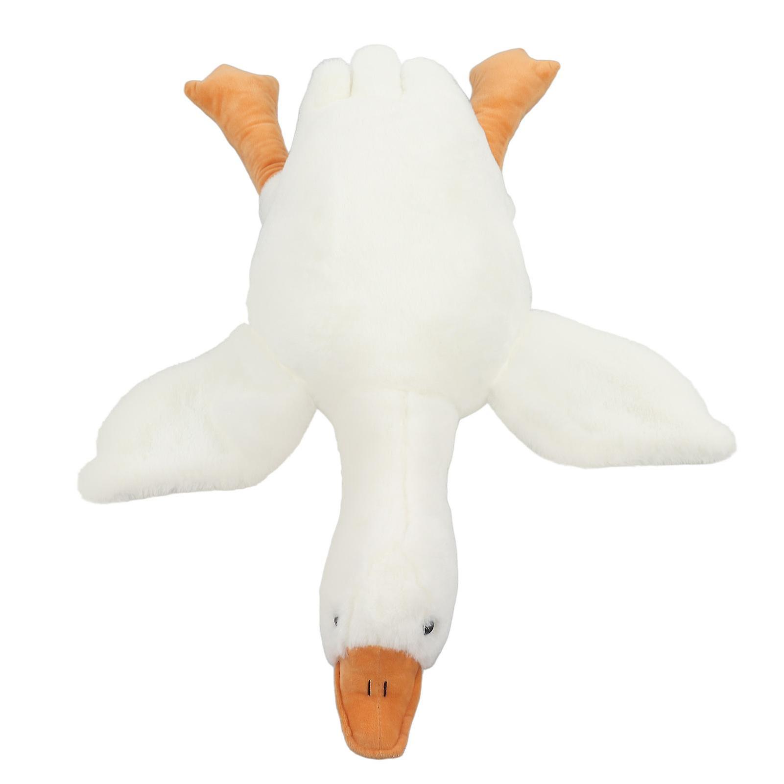 Goose Plush Toy Cute Soft Plush Pillows Stuffed Animals for Office Home Travelling Children's Room Gifts Above 6 Months 1.3m