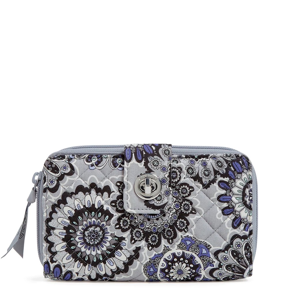 Vera Bradley  RFID Turnlock Wallet in Tranquil Medallion