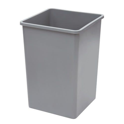 Value Series Tall Square Trash Can， 35 Gallon