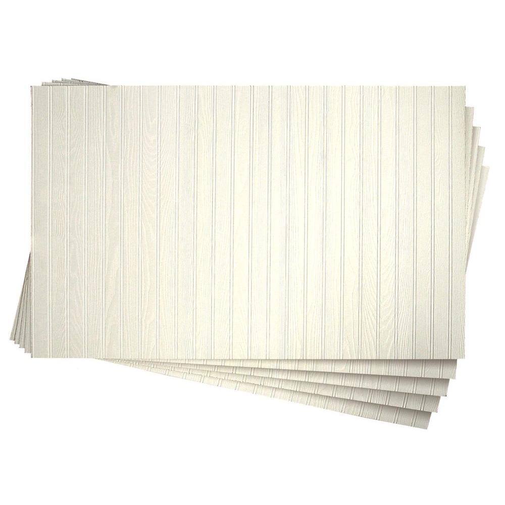 316 in. x 32 in. x 48 in. DPI Pinetex White Wainscot Panel (5-Pack) HD16332485