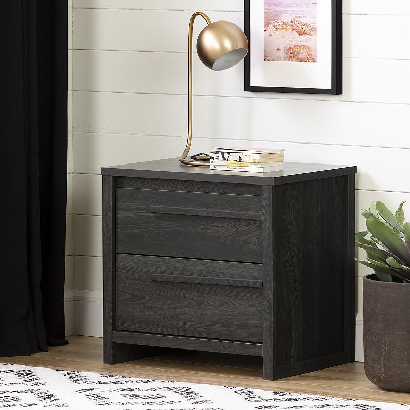 South Shore Tao 2-Drawer Nightstand