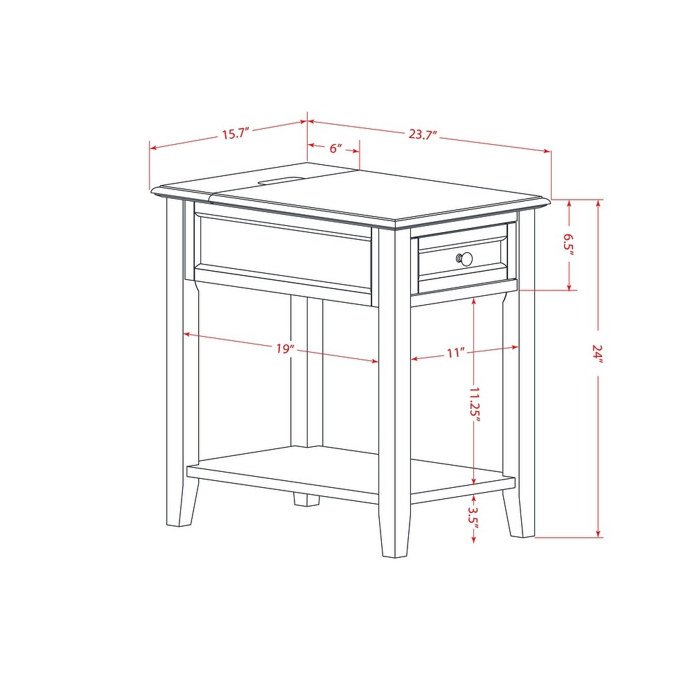 East West Furniture 2 Pc Fannin Bedroom Furniture Set with 1 Full Bed and a Night Stand   (End Table Finish Option)