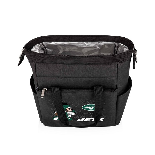 Nfl New York Jets Mickey Mouse On The Go Lunch Cooler Black