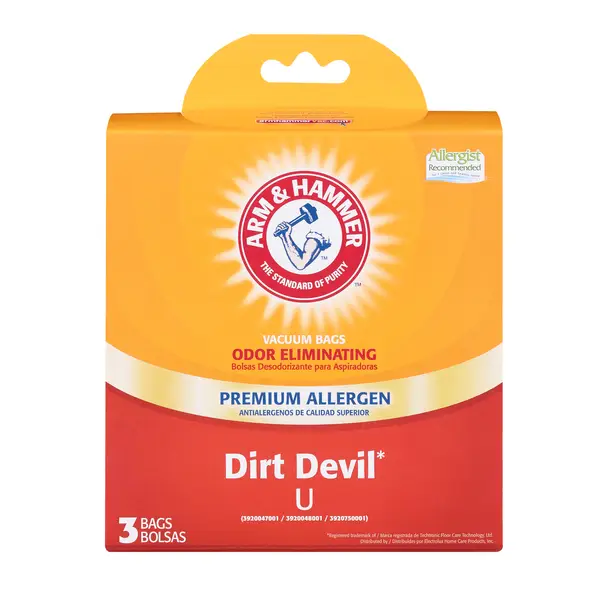 Arm and Hammer 3-Pack Dirt Devil U Prem Bag