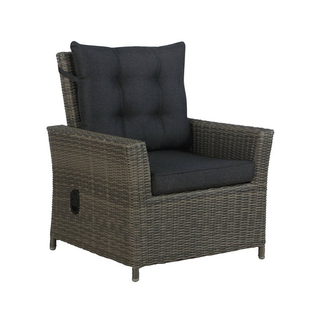 Ottoman Patio Seating Set Gray Alaterre Furniture