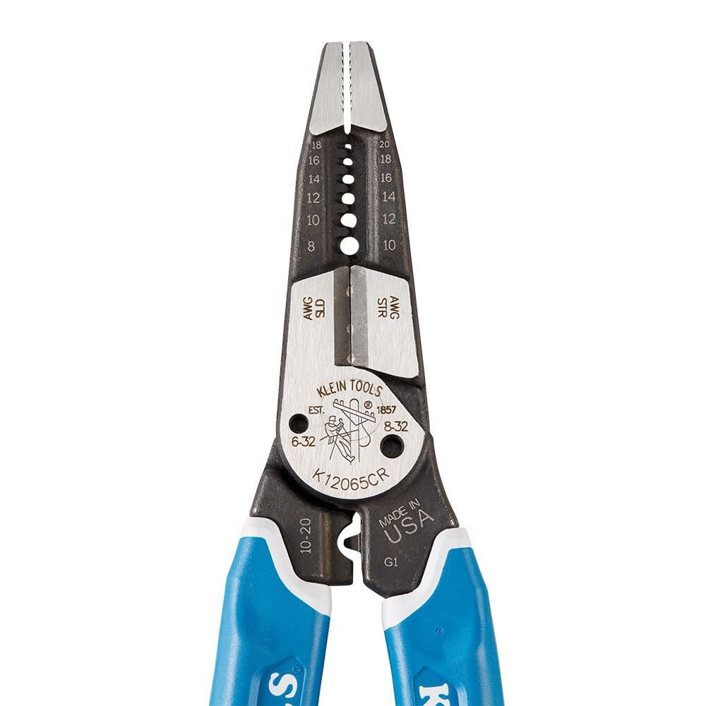 Klein Tools Heavy-Duty Wire Stripper Crimper K12065CR from Klein Tools