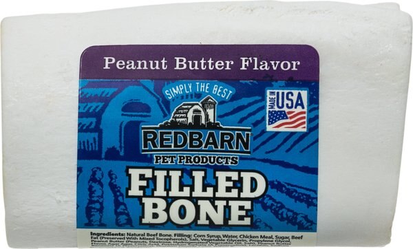 Redbarn Small Peanut Butter Filled Bones Dog Treats