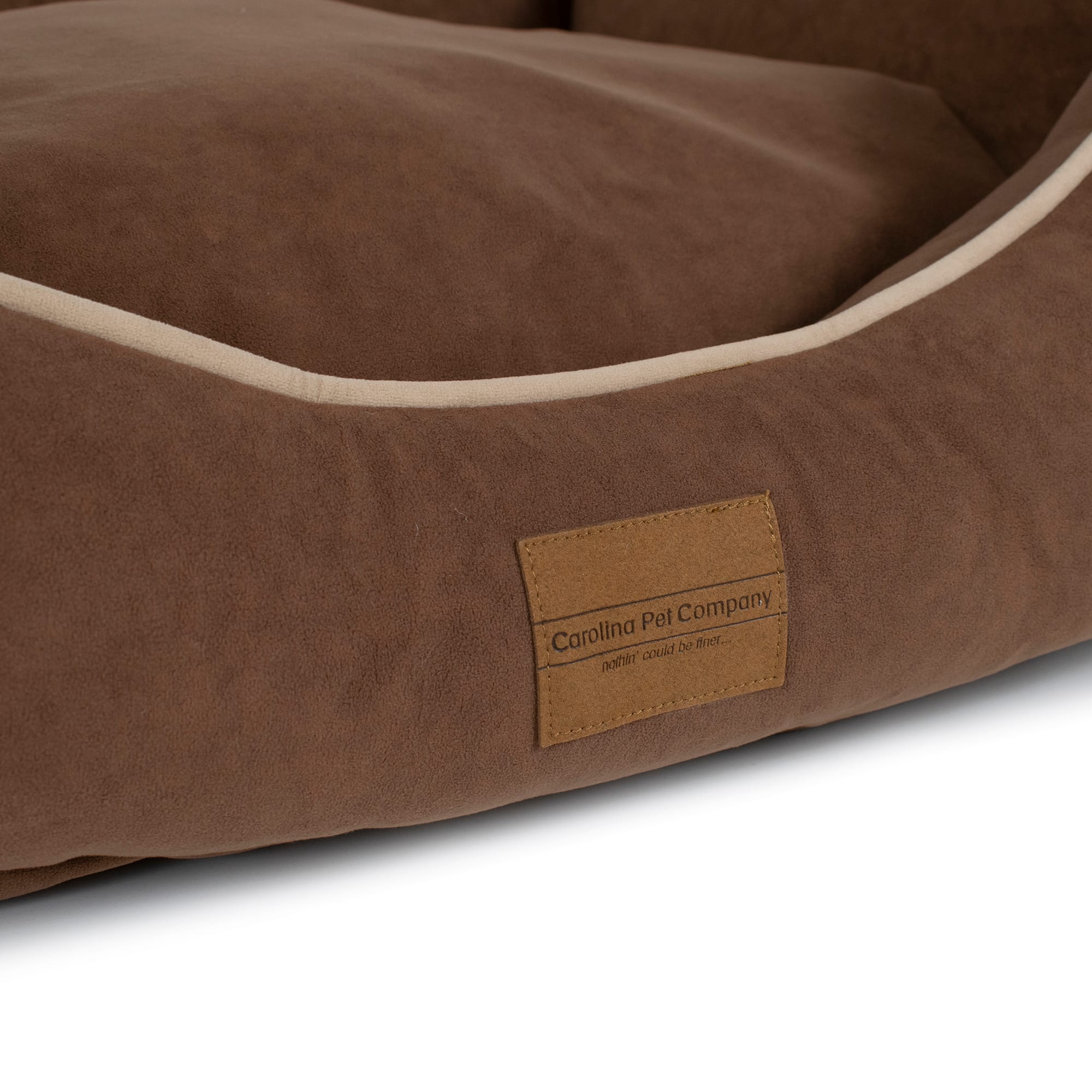 Carolina Pet Company Microfiber Low Profile Kuddler Dog Bed， 30