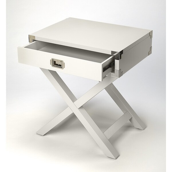 Butler anew White campaign Side Table