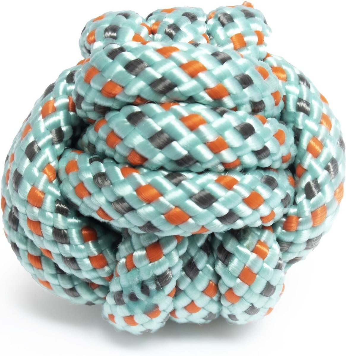 Roscoe's Pet Products Braided Rope Ball Dog Toy， Multi-Color