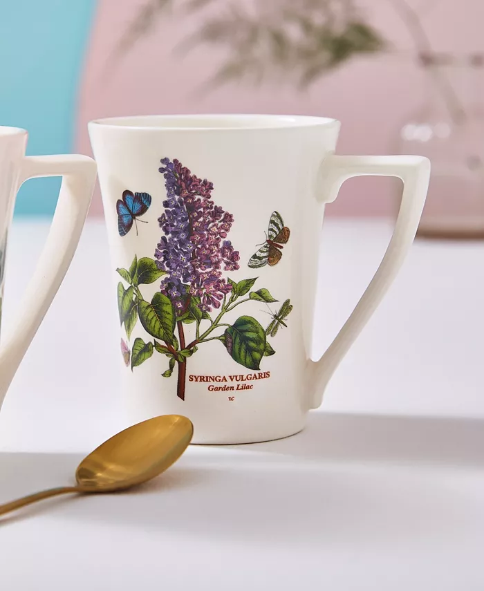 Portmeirion Botanic Garden Assorted Motifs Mandarin Mugs Set of 6