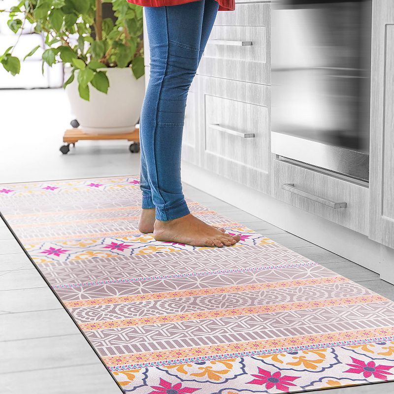 World Rug Gallery Boho Shade Anti-Fatigue Mat