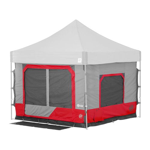 E-Z Up® Camping Cube™ Outdoor Tent 6.4, Converts 10' Straight Leg Canopy into Camping Tent