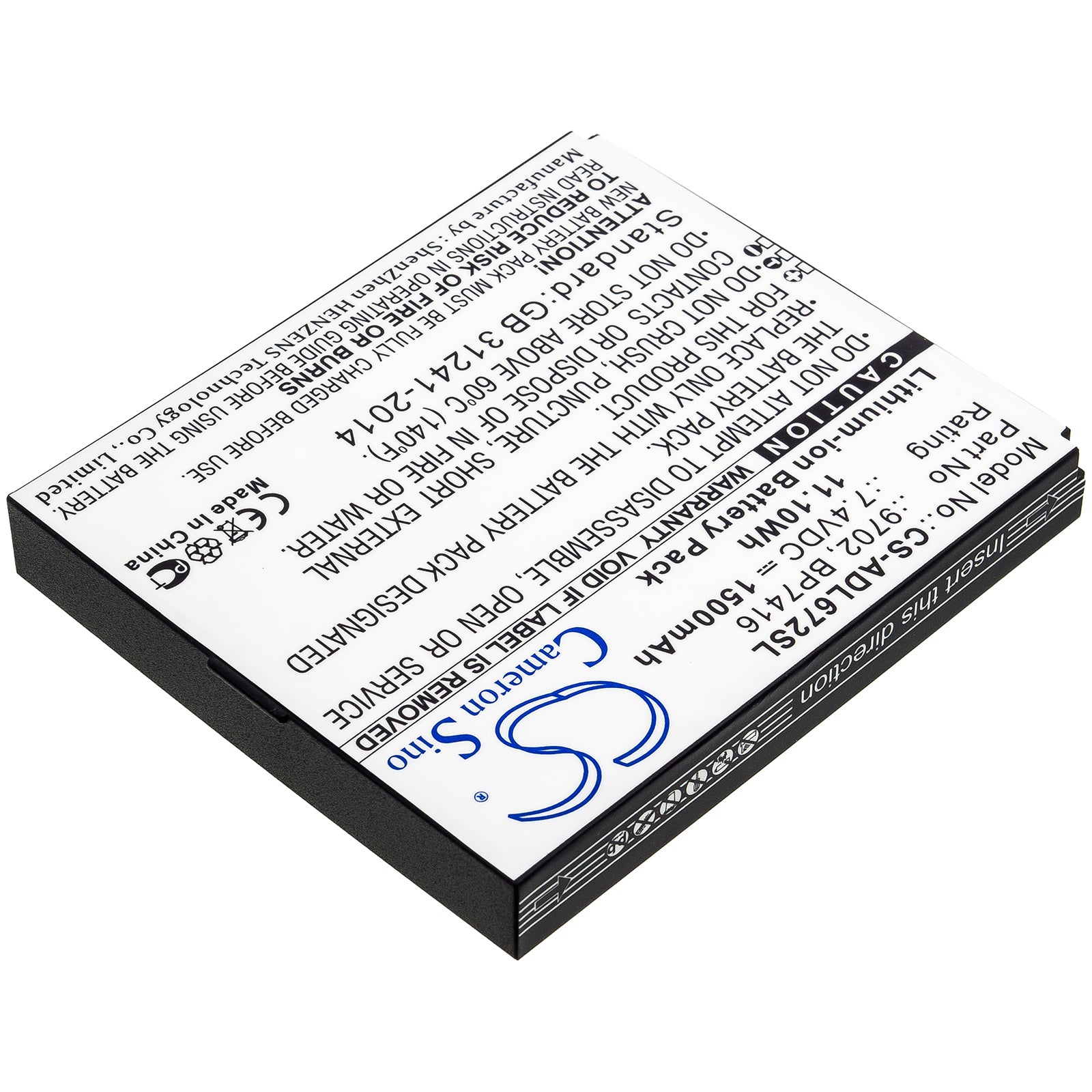 Additel 672 ADT 672 Replacement Battery BatteryClerkcom Survey Multimeter and Equipment