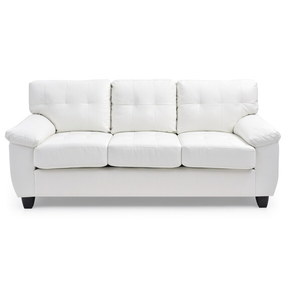 Glory Furniture Gallant G907A S Sofa  WHITE B078S0...