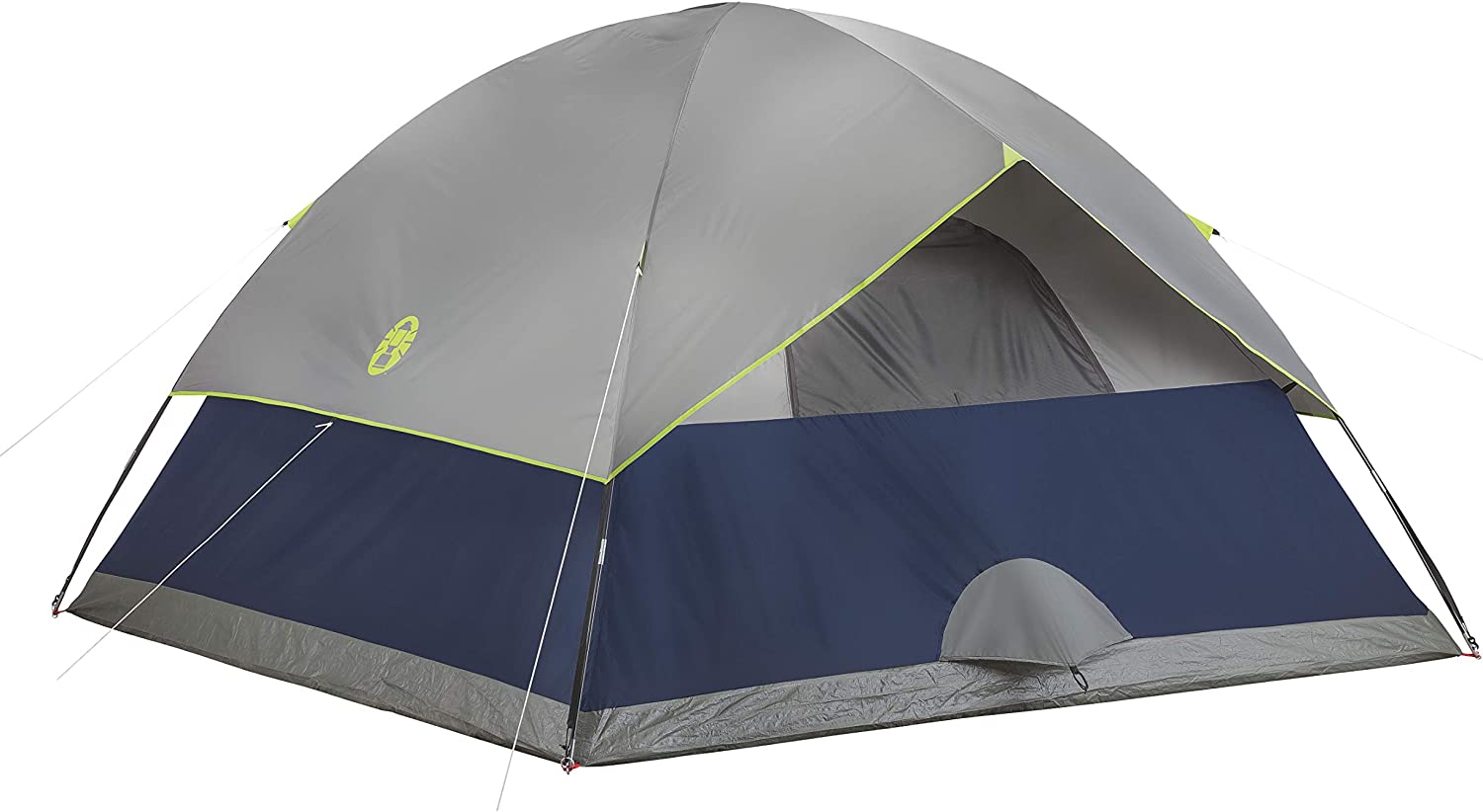 Coleman Sundome 2-Person Dome Camping Tent， Navy Blue