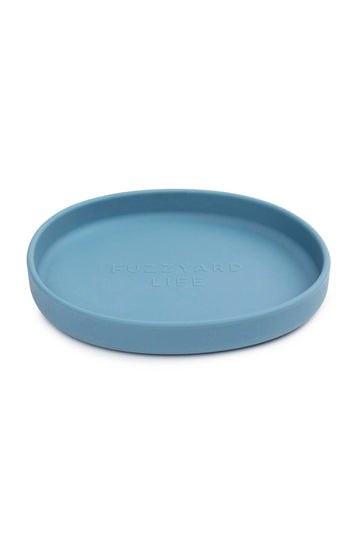 FuzzYard Life Silicone French Blue Cat Dish