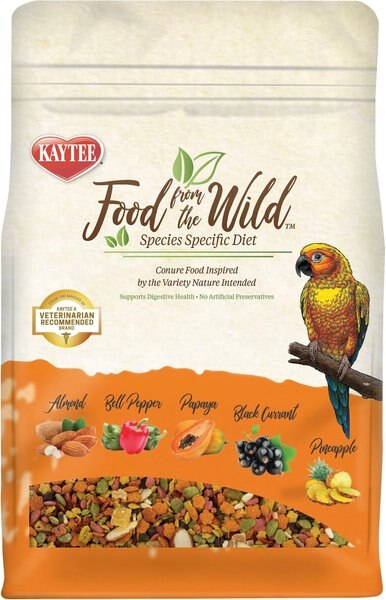 Kaytee Food from the Wild Conure Bird Food， 2.5-lb bag