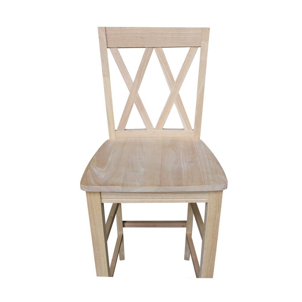 International Concepts 46 in. Double X-Back Stool S-203