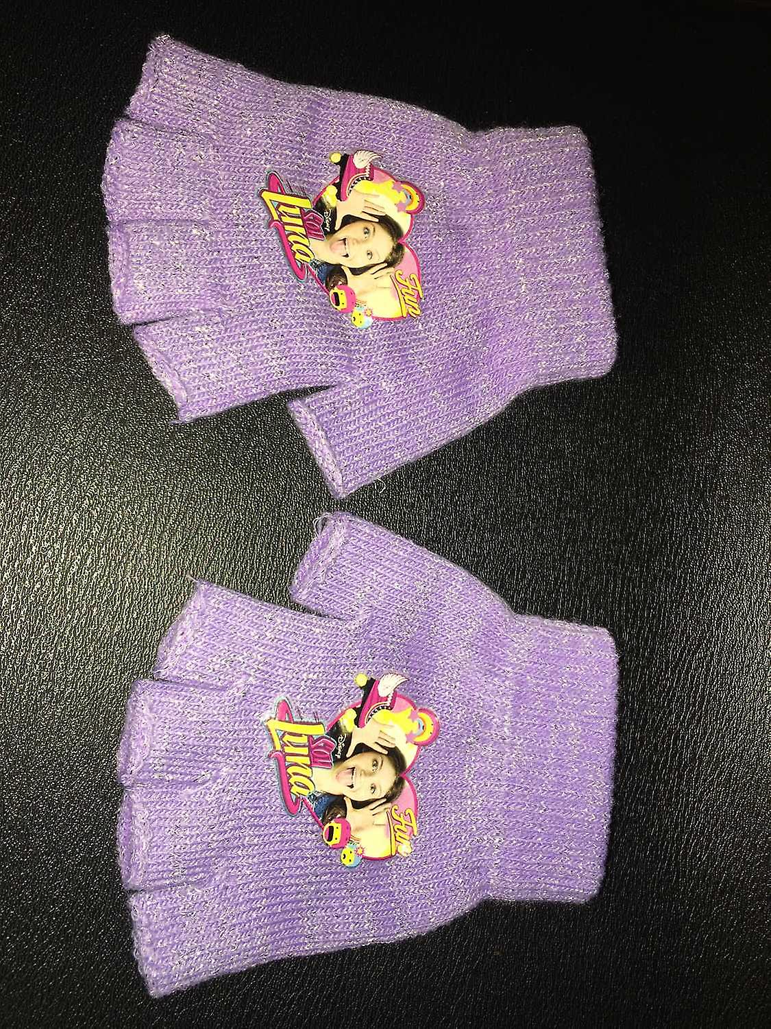 4-Pack 2i1 Finger Mittens + Fingerless Mittens Soy Luna Rainbow Glitter One Size