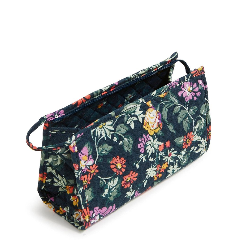 Vera Bradley  Trapeze Cosmetic Bag in Fresh-Cut Floral Green