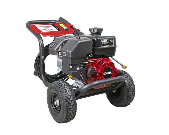 Simpson PowerShot 3500-PSI 2.4-GPM Cold Water Gas Pressure Washer with Kohler Engine - 61118