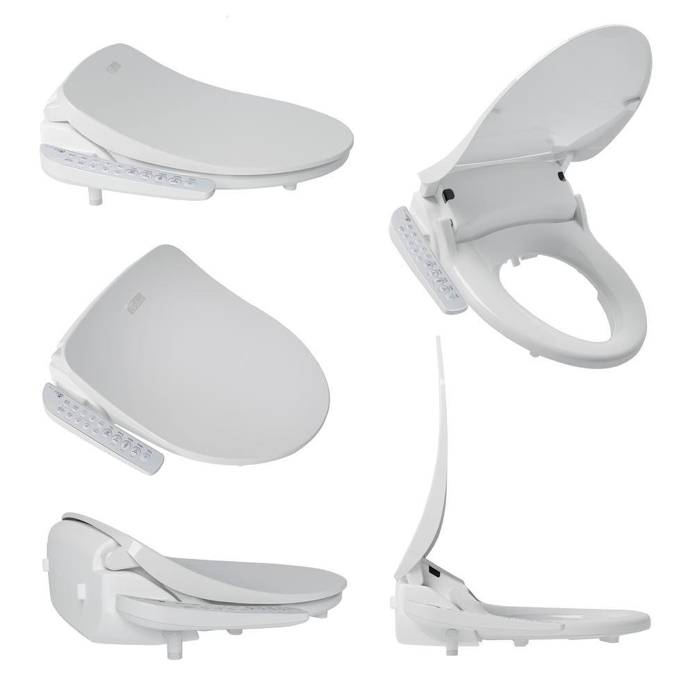 🎉Limited Time Offer🎉BIO BIDET HD-7000 Electric Bidet Seat for Elongated Toilets in White with Fusion Heating Technology HD-7000