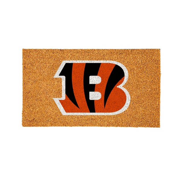 Evergreennflcleveland Browns Logo Natural Coir 28 X 16 Inches Indoor Outdoor Doormat