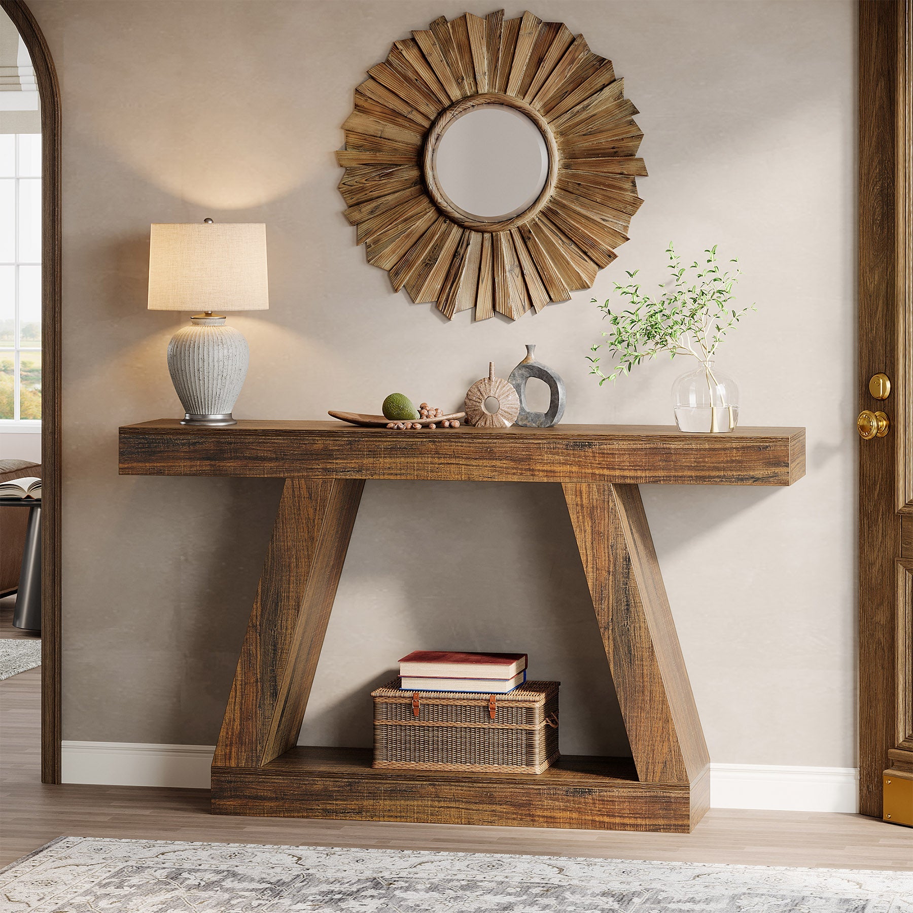 Farmhouse Console Table, 55