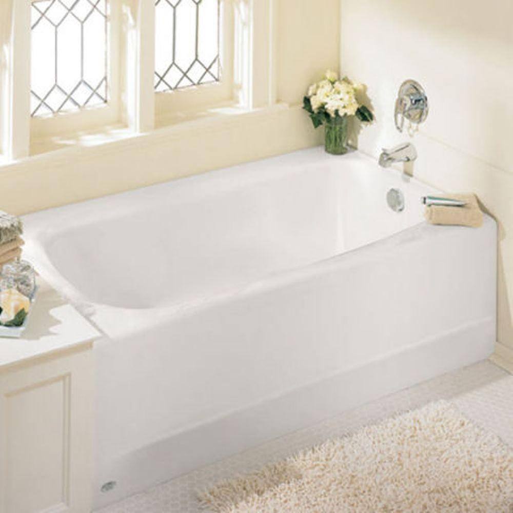 American Standard Cambridge 72 in. x 100 in. Soaking Bathtub with Right Hand Drain in White 2461.002.020