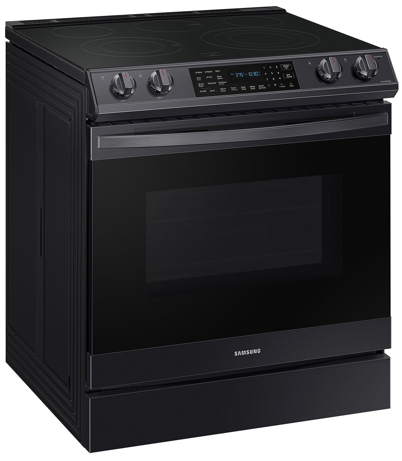  ADA 6.3 Cu. Ft. Fingerprint Resistant Black Stainless Steel Convection Slide-In Electric Range With Air Fry