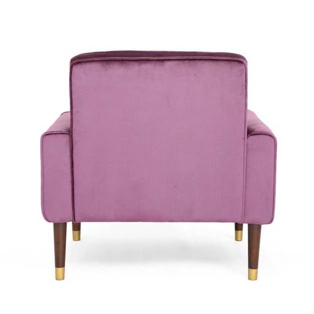 Bourchier Modern Glam Velvet Armchair Christopher Knight Home