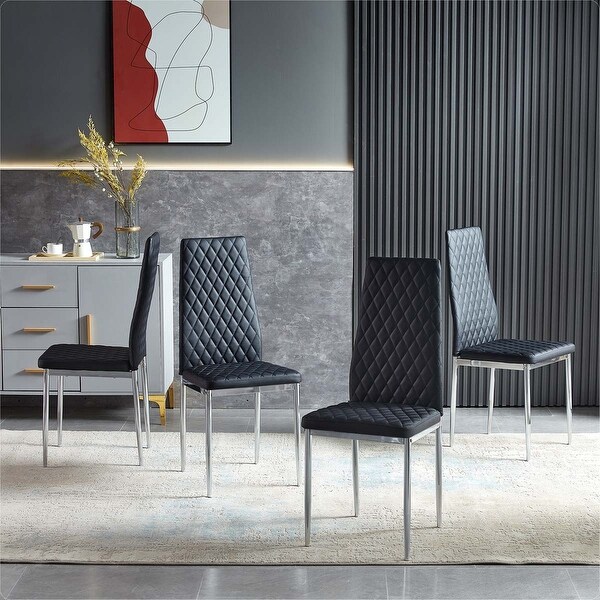 Modern simple style dining chair set of 4