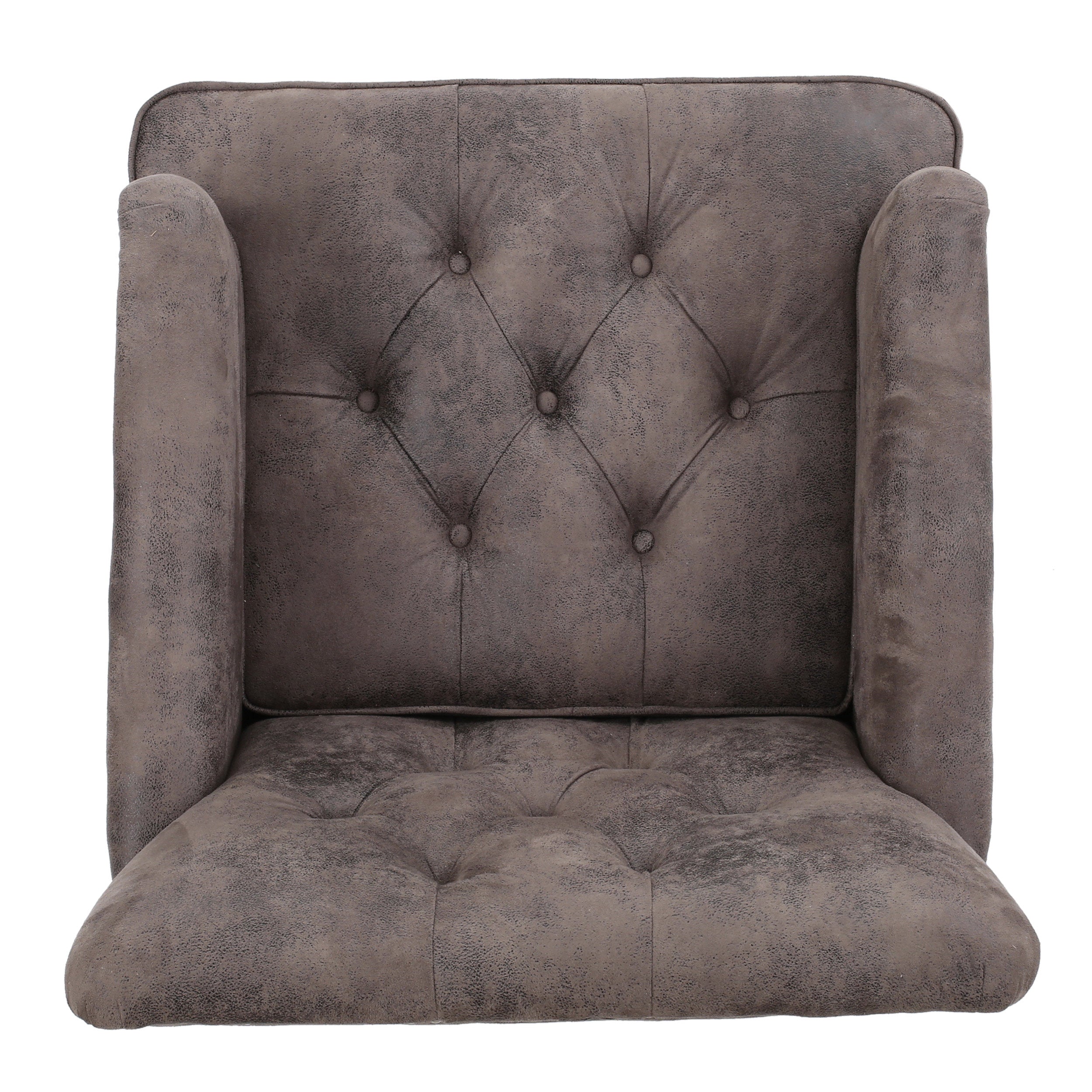 Madene Tufted Back Fabric Club Chair