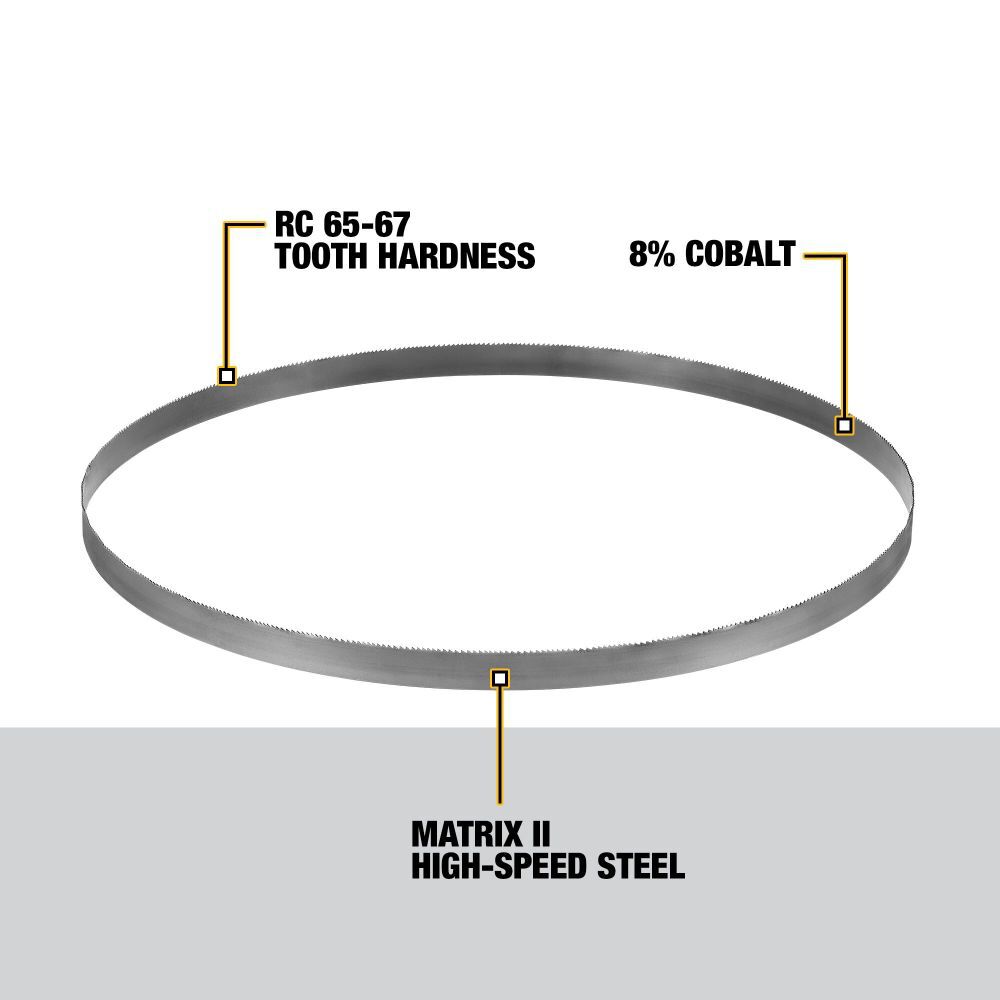 DW 14/18 TPI Band Saw Blades 3 DW3986C from DW