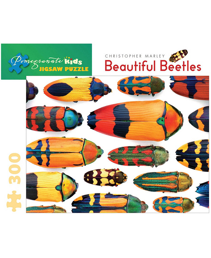 Pomegranate Communications  Inc. Christopher Marley - Beautiful Beetles Puzzle- 300 Pieces