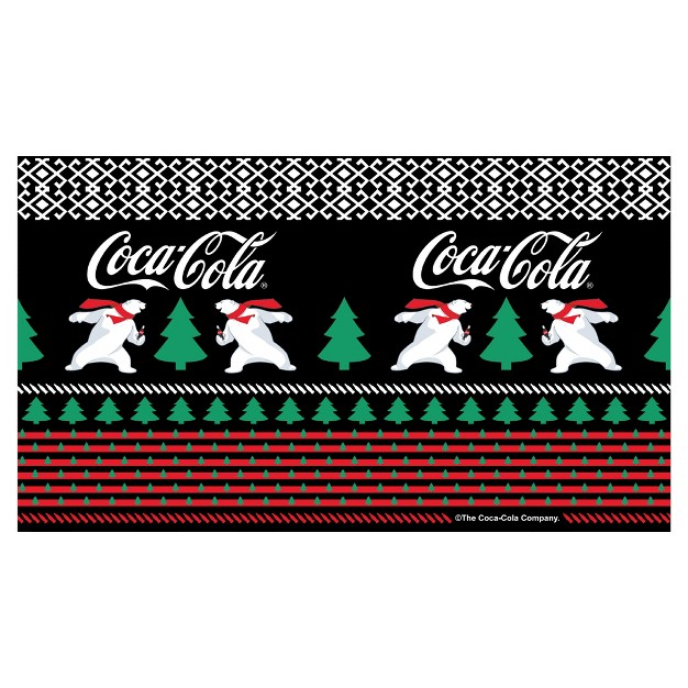 Coca Cola Christmas Polar Bears Sweater Print Stainless Steel Water Bottle