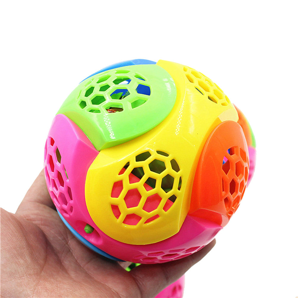 Education Fashion Music New Light-Up Ball Flash Kid Creative Puzzle Electric Bouncing Toy Pool Toys For Toddlers 1-3 Other Multicolor