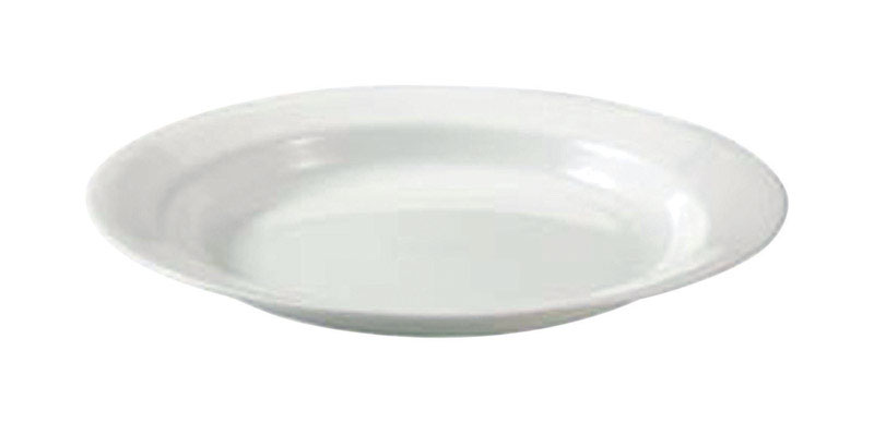 Corelle 15 oz White Porcelain Winter Frost White Soup/Salad Bowl 8-1/2 in. D