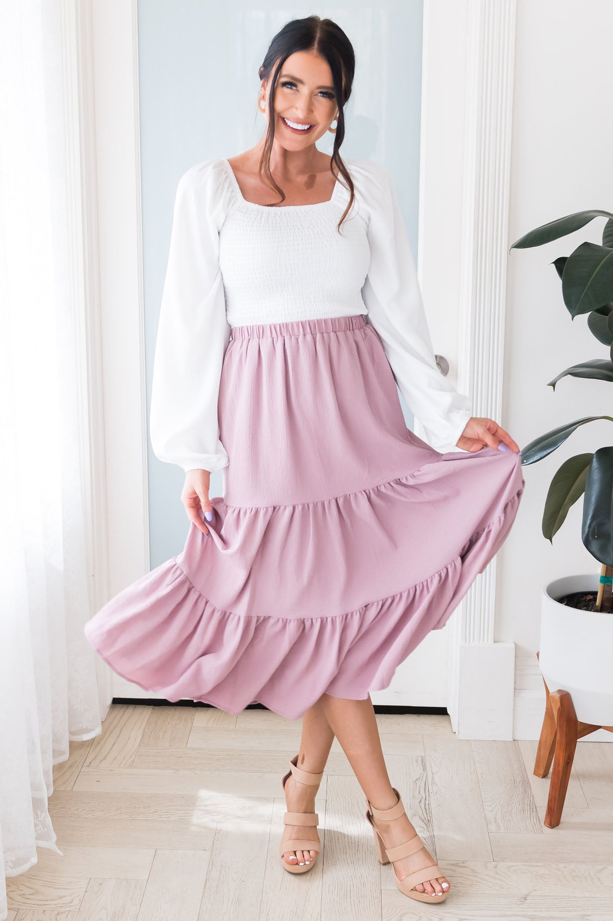 Happy Is Forever Modest Tier Skirt