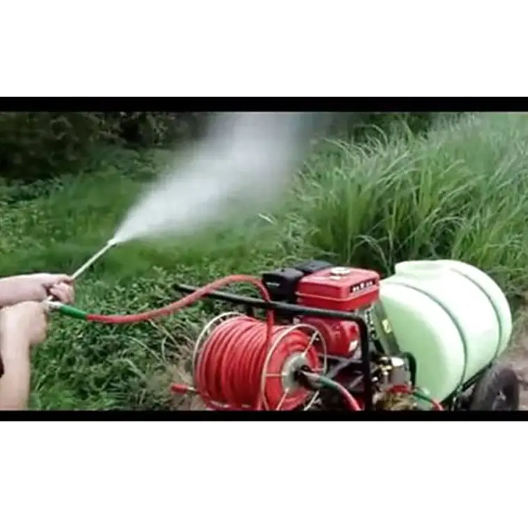 Petrol Powered Cart Type High Pressure Agricultural Disinfection Sprayer