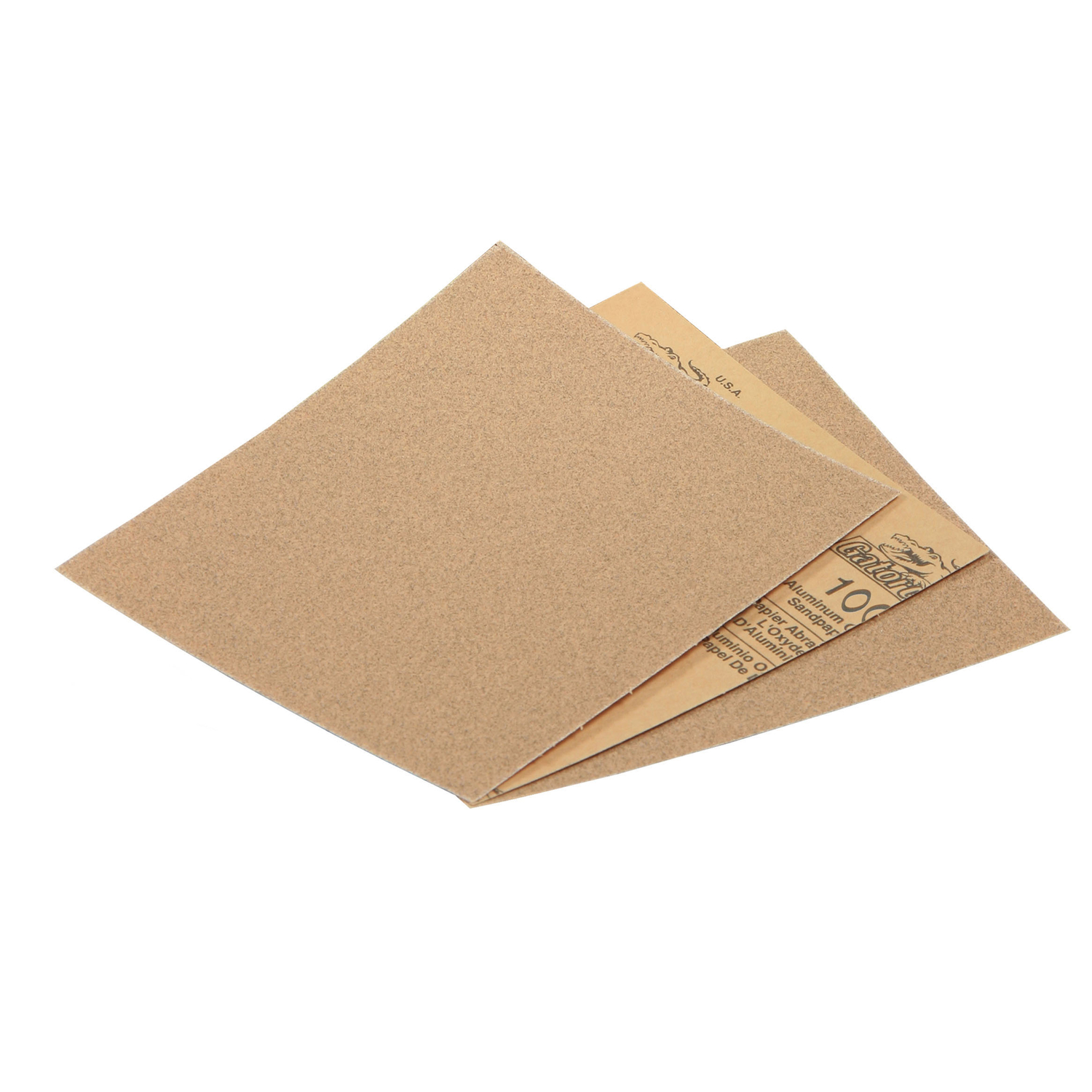 Ace 5-1/2 in. L X 4-1/2 in. W 100 Grit Aluminum Oxide 1/4 Sheet Sandpaper 25 pk