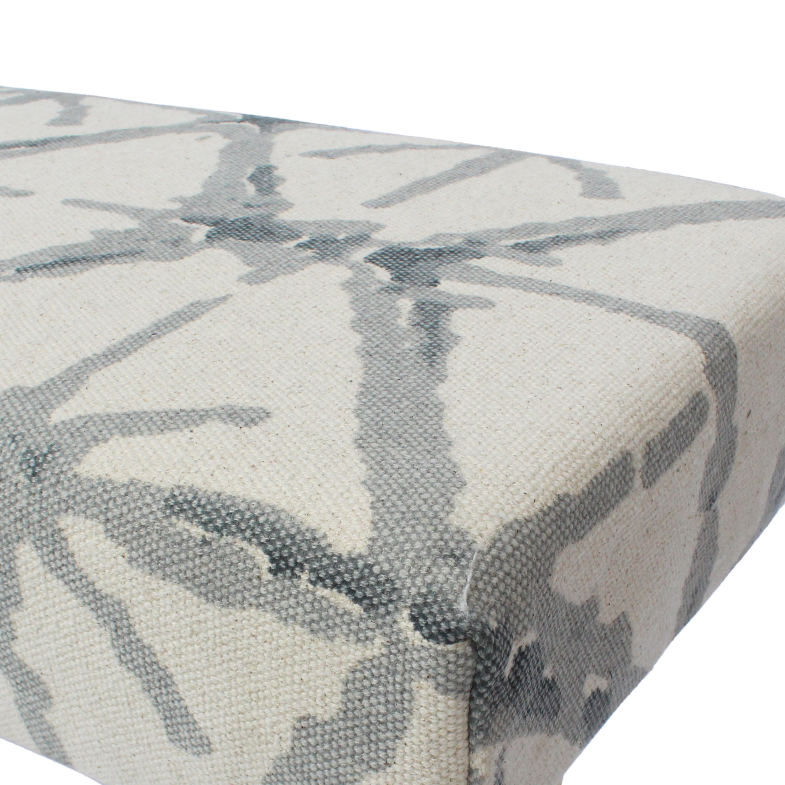 Carrera Handcrafted Boho Rectangular Fabric Bench