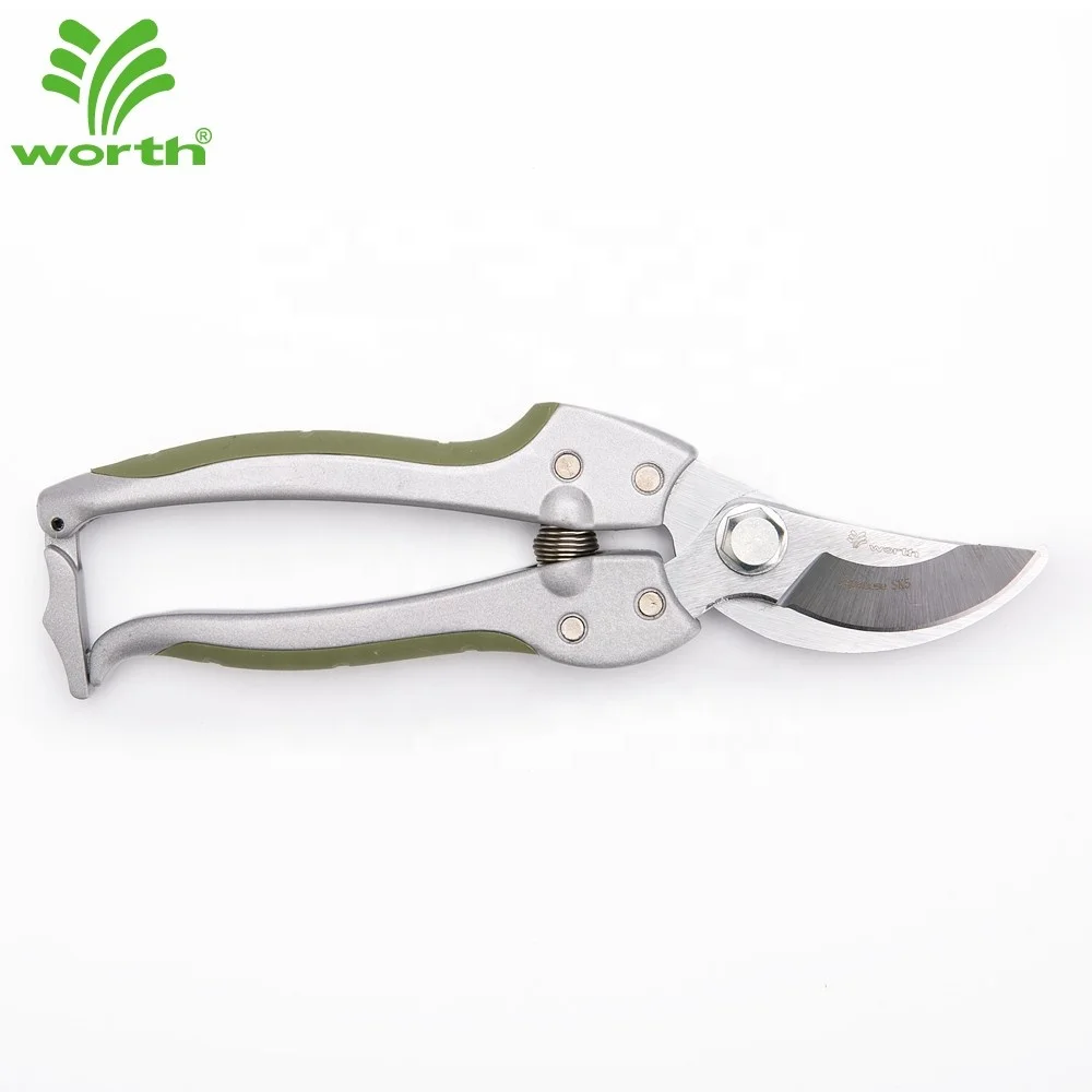 7 Inch Deluxe High Quality Japanese SK5 Steel Garden Hand Tools Pruning Shears Bypass Pruner Scissors