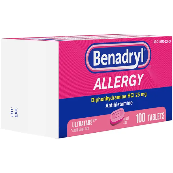 Benadryl UltraTabs Allergy Tablets