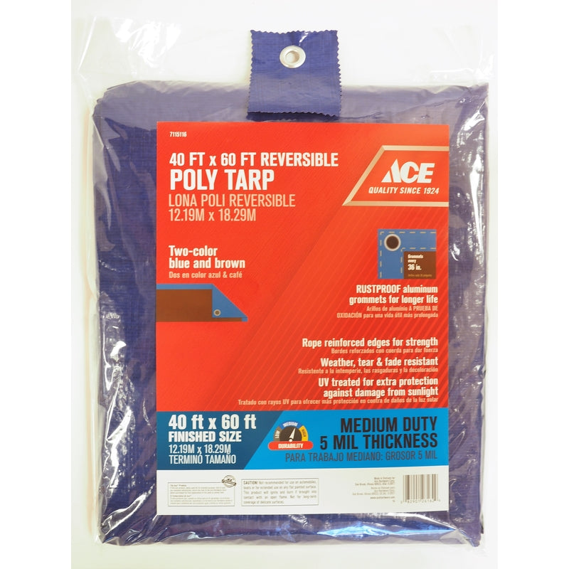 TARP BLUE/BROWN 40'X60'